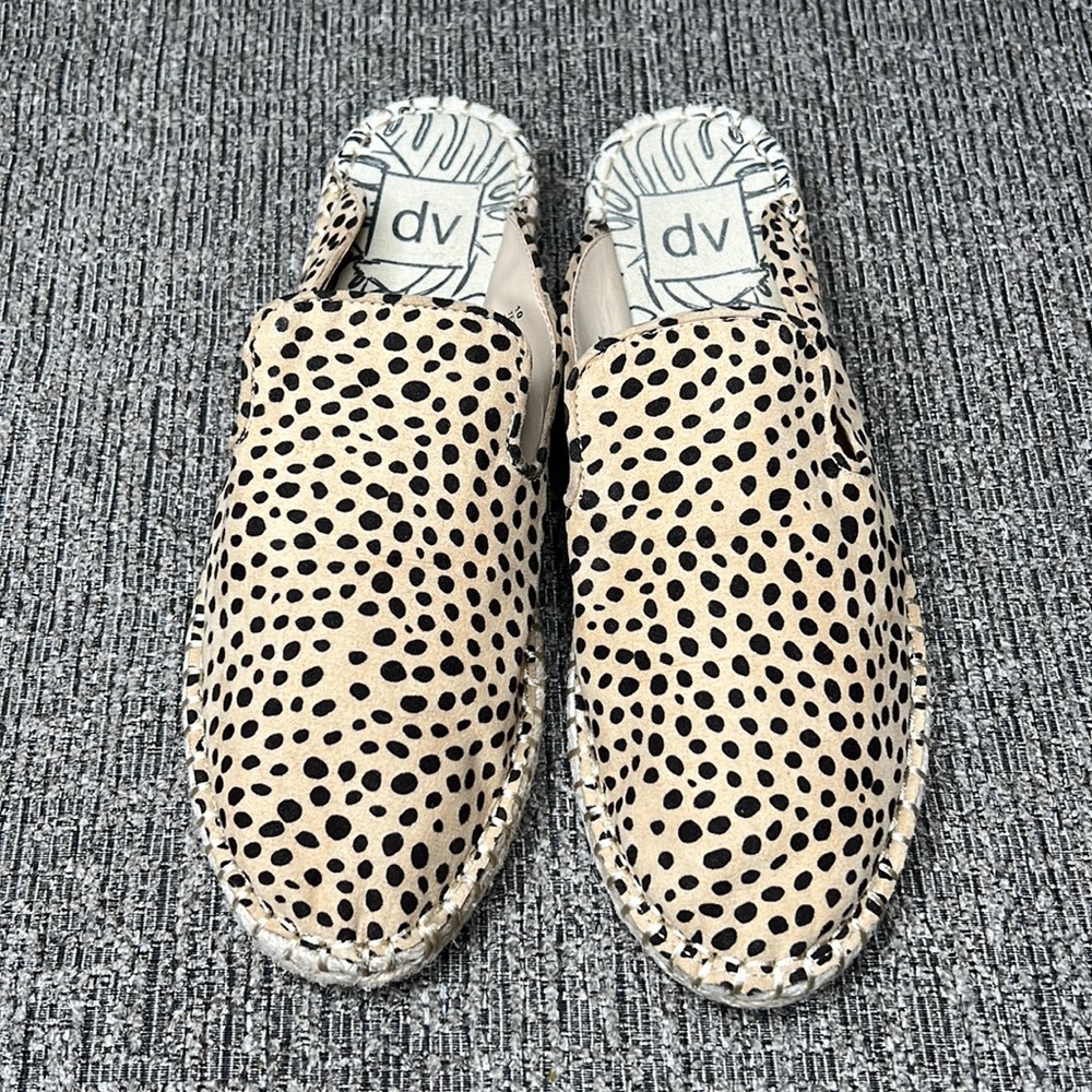 DV for Target leopard espadrille mules size 10